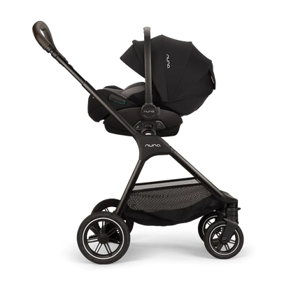 Nuna TRIV Next Travel System with ARRA Flex Car Seat & BASE curv – Caviar