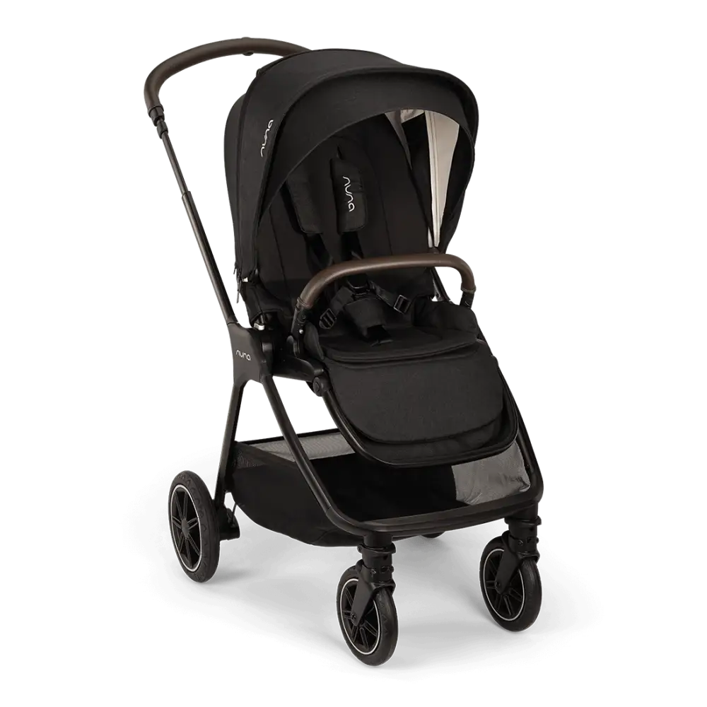 Nuna TRIV Next Travel System with ARRA Flex Car Seat & BASE curv – Caviar