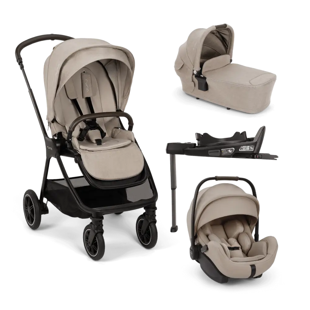 Nuna TRIV Next Travel System with ARRA Flex Car Seat & BASE curv – Chateau