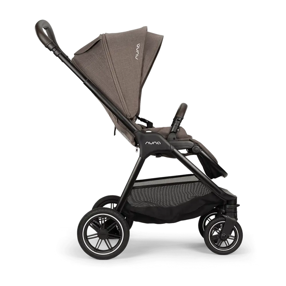 Nuna TRIV Next Travel System with ARRA Flex Car Seat & BASE curv – Chestnut