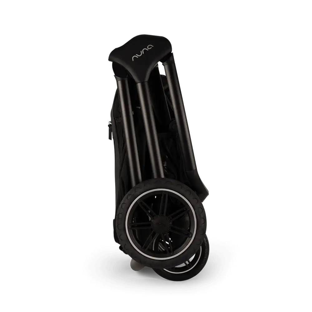 Nuna TRIV Next Travel System with ARRA Flex Car Seat & BASE curv – Caviar