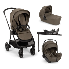 Nuna TRIV Next Travel System with ARRA Flex Car Seat & BASE curv – Pistachio