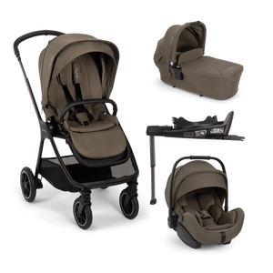 Nuna TRIV Next Travel System with ARRA Flex Car Seat & BASE curv – Pistachio