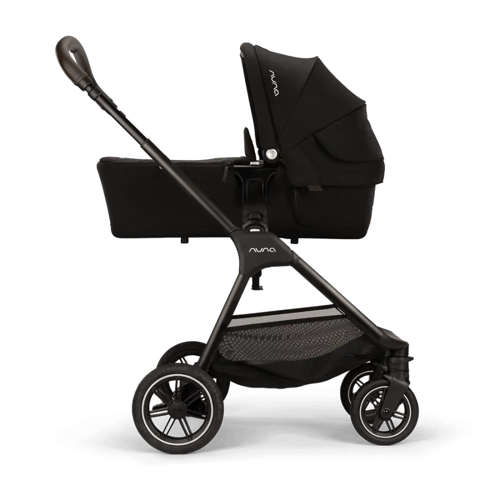 Nuna TRIV Next Travel System with ARRA Flex Car Seat & BASE curv – Caviar