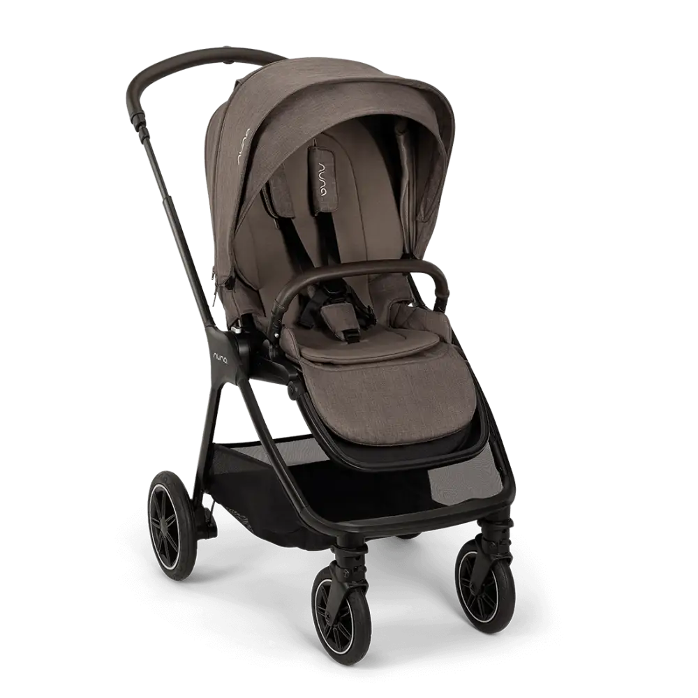 Nuna TRIV Next Travel System with ARRA Flex Car Seat & BASE curv – Chestnut