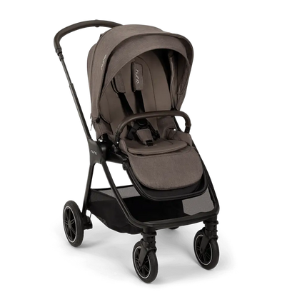 Nuna TRIV Next Travel System with ARRA Flex Car Seat & BASE curv – Chestnut