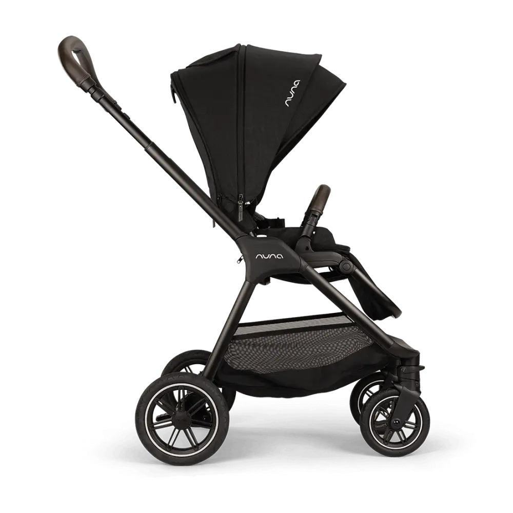 Nuna TRIV Next Travel System with ARRA Flex Car Seat & BASE curv – Caviar