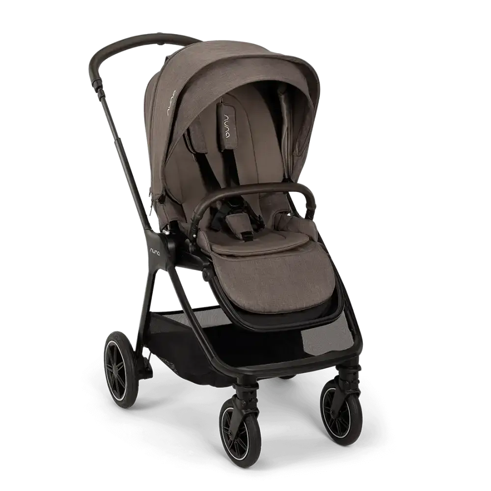 Nuna TRIV Next Travel System with ARRA Flex Car Seat & BASE curv – Chestnut