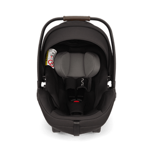 Dark gray nuna arra flex car seat caviar with sleek modern design and soft fabric interior for infants 0 to 13kg