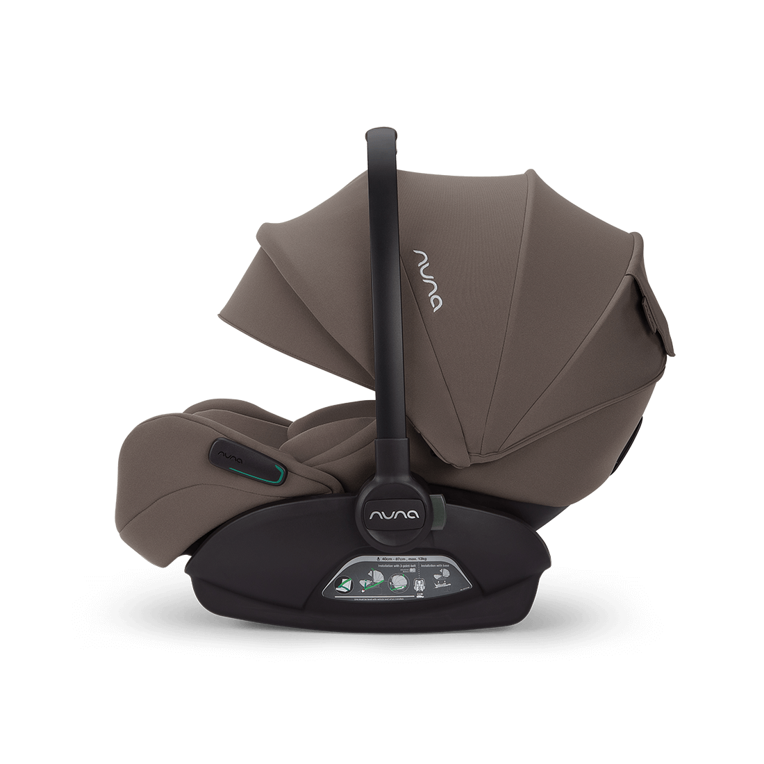 Nuna ARRA Flex Car Seat Chestnut | Flat Recline i-Size Baby Seat (0–13kg)