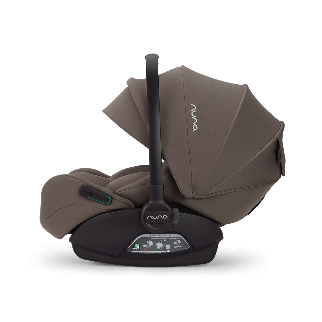 Nuna ARRA Flex Car Seat Chestnut | Flat Recline i-Size Baby Seat (0–13kg)