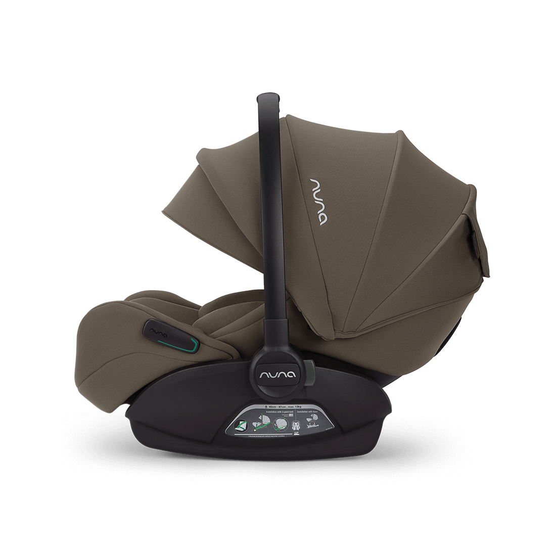 Nuna ARRA Flex Car Seat Pistachio| Flat Recline i-Size Baby Seat (0–13kg)