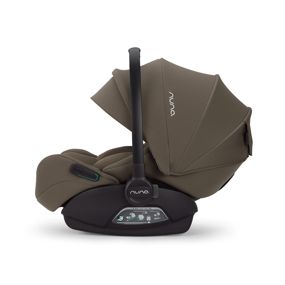 Nuna ARRA Flex Car Seat Pistachio| Flat Recline i-Size Baby Seat (0–13kg)