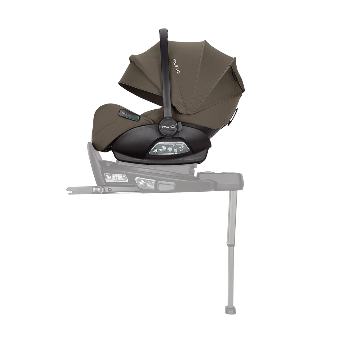 Nuna ARRA Flex Car Seat Pistachio| Flat Recline i-Size Baby Seat (0–13kg)