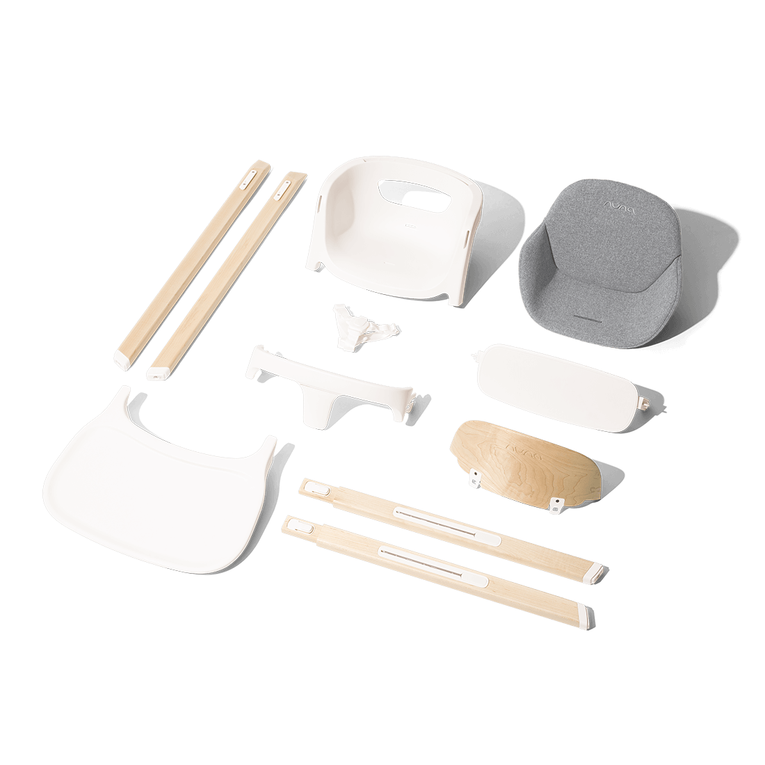 Nuna BRYN Highchair & Newborn Rocker Bundle – Heritage