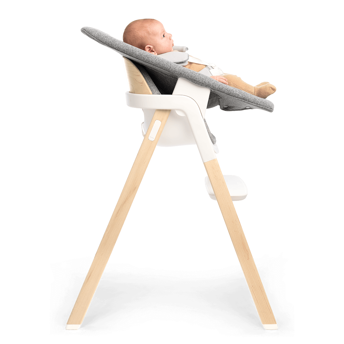 Nuna BRYN Highchair & Newborn Rocker Bundle – Heritage