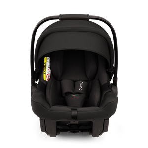 Black Nuna PIPA urbn infant car seat with sleek modern design soft fabric upholstery baseless ISOFIX i-Size newborn 40–75cm