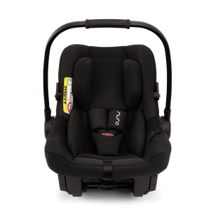 Black nuna pipa urbn infant car seat with sleek modern design padded fabric upholstery baseless isofix i-size newborn use