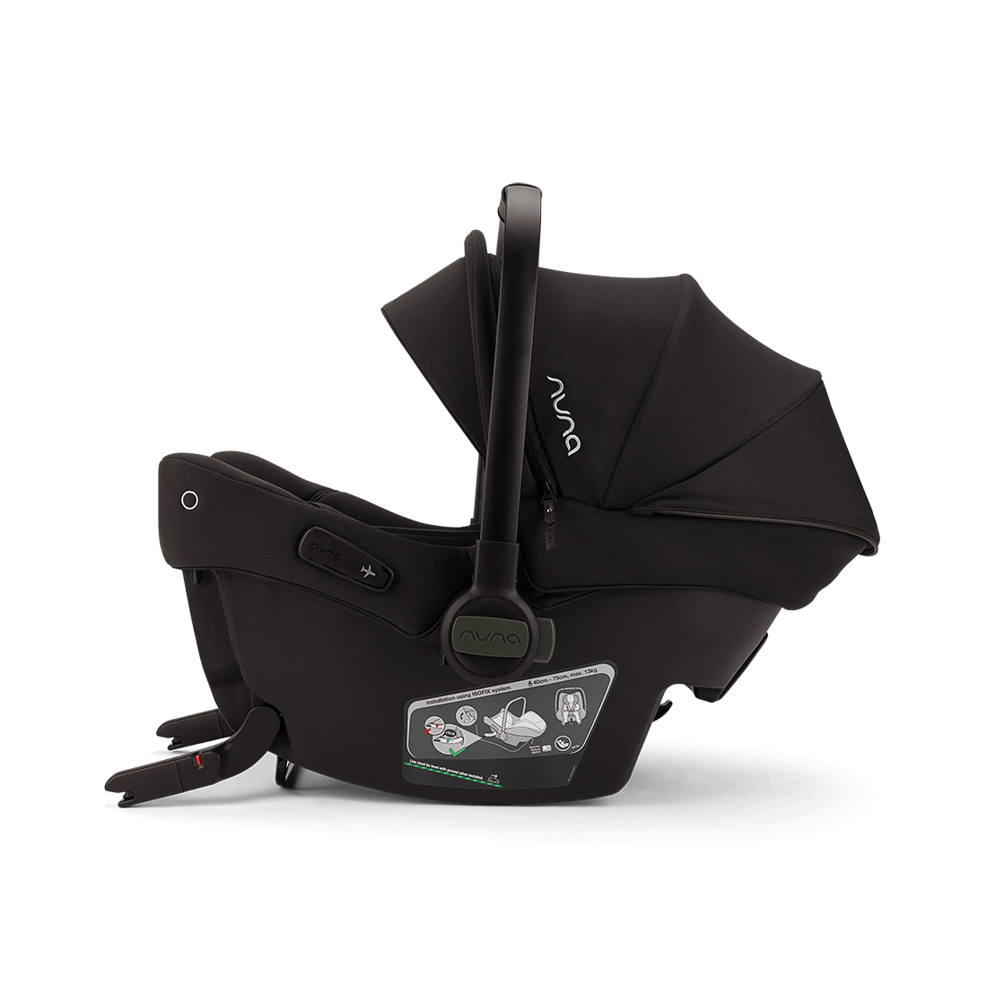 Nuna PIPA urbn Infant Car Seat | Baseless ISOFIX Car Seat | i-Size Newborn 40–75cm