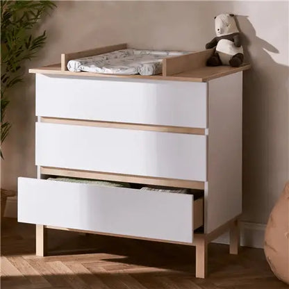 Obaby Astrid 2 Piece Mini Nursery Room Set - White Obaby