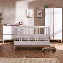 Obaby Astrid 3 Piece Nursery Room Set - White