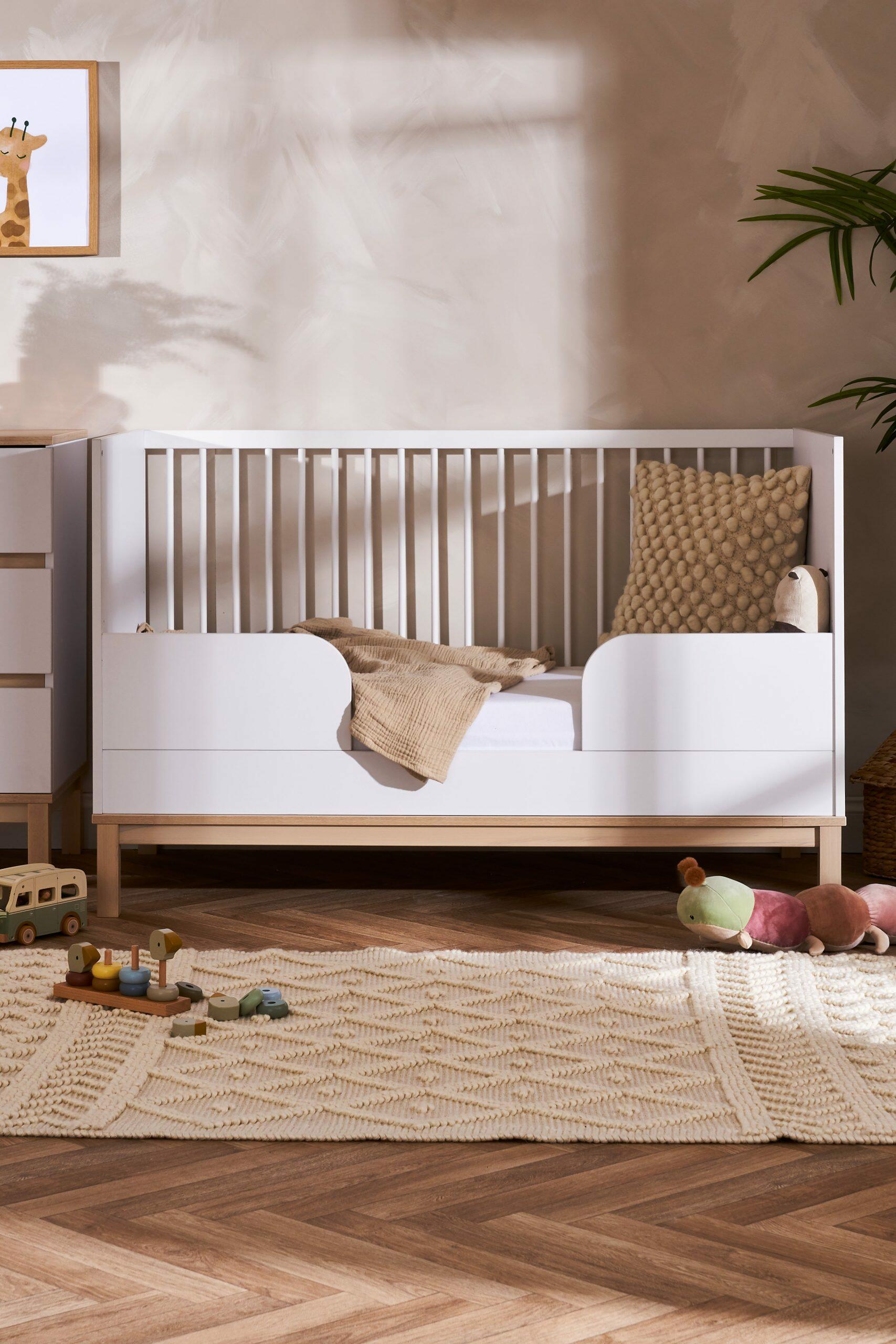 Obaby Astrid Cot Bed - White  Obaby   