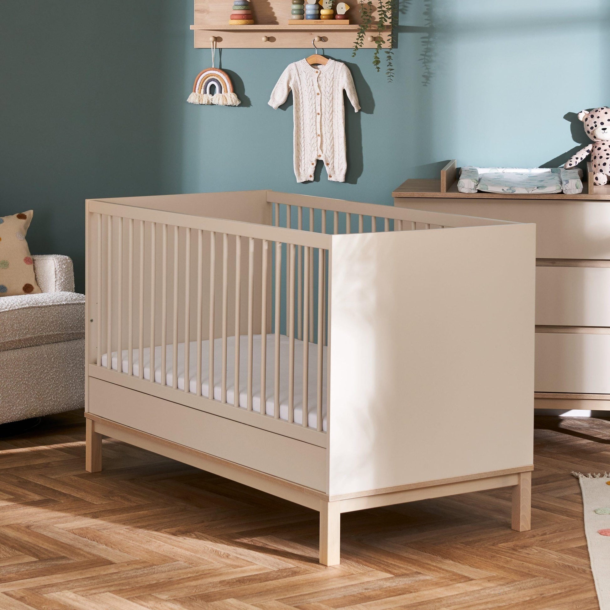 Obaby Astrid Mini Cot Bed - Satin  Obaby   