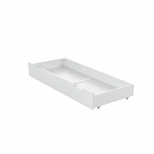 OBaby Bantam Cot in White - With Under Bed Drawer Obaby