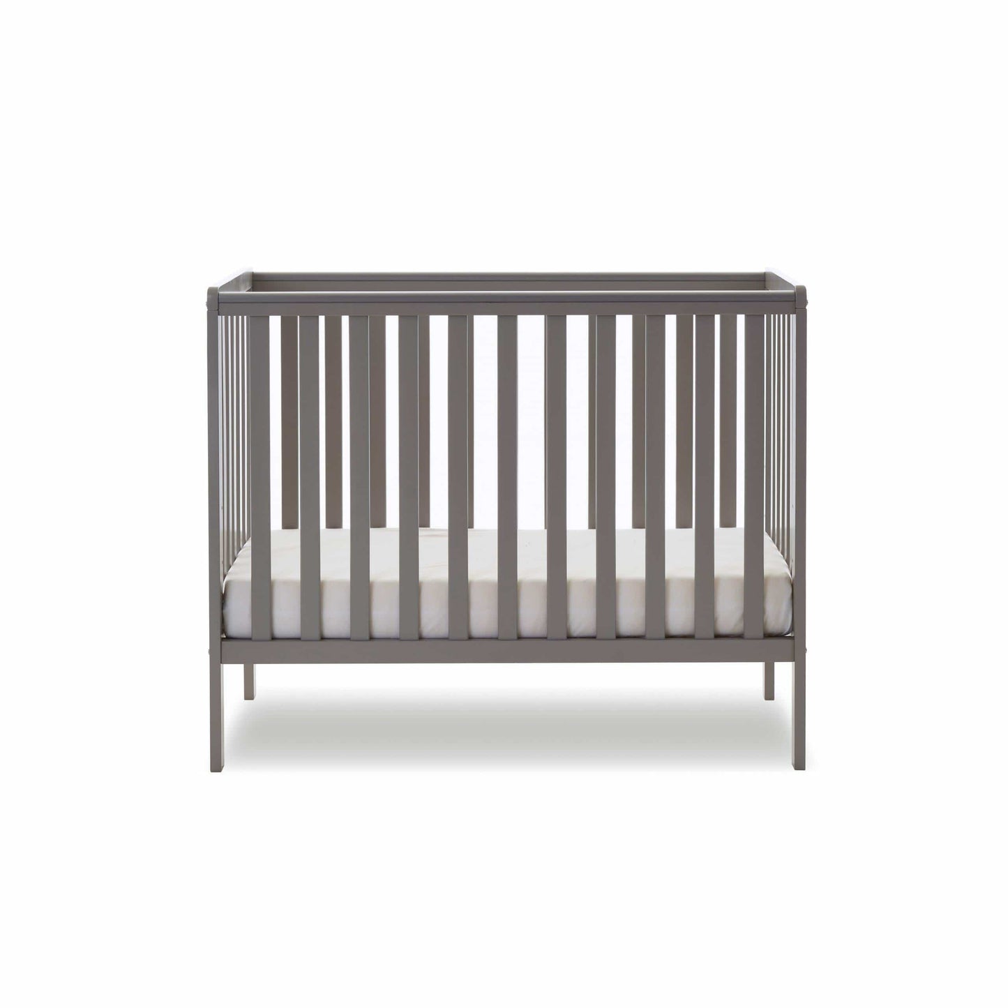 OBaby Bantam Space Saver Cot in Taupe grey  Obaby   