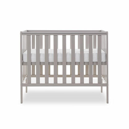OBaby Bantam Space Saver Cot Under bed Drawer & Mattress – Grey | Bundle Obaby