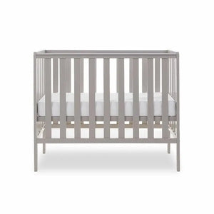 OBaby Bantam Space Saver Cot Under bed Drawer & Mattress – Grey | Bundle Obaby