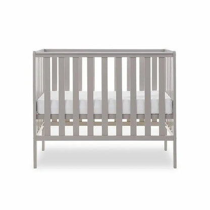 OBaby Bantam Space Saver Cot Under bed Drawer & Mattress – Grey | Bundle Obaby
