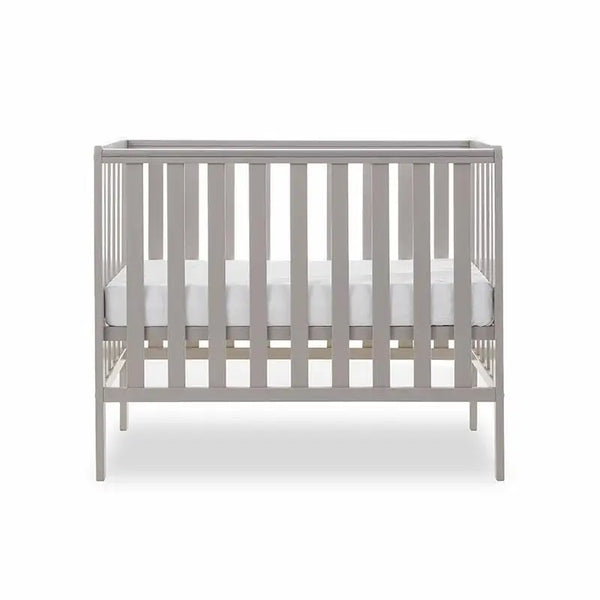 OBaby Bantam Space Saver Cot Under bed Drawer & Mattress – Grey | Bundle Obaby