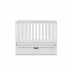 OBaby Bantam Space Saver Cot Under Bed Drawer & Mattress – White | Bundle Deal Obaby