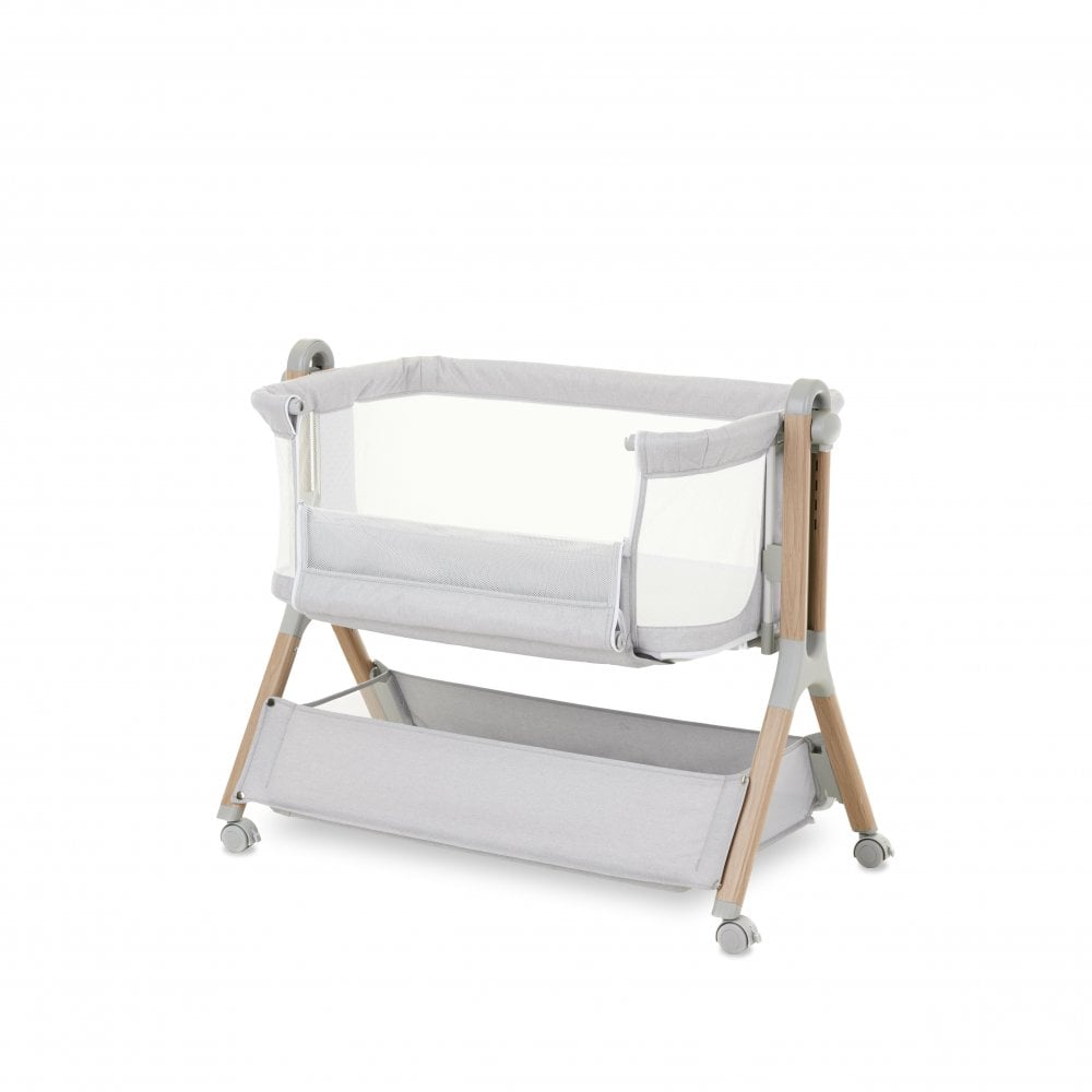 OBaby Cloud Bedside Crib – Cloud Grey OBaby