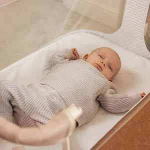 OBaby Cloud Bedside Crib – Oatmeal OBaby