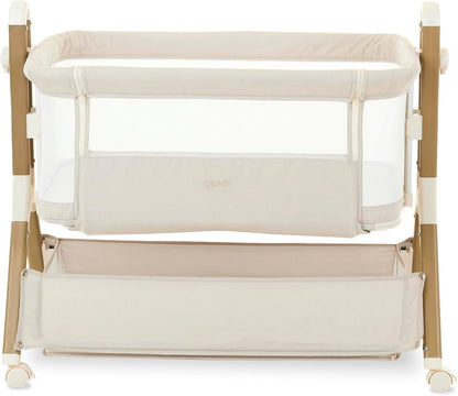 OBaby Cloud Bedside Crib – Oatmeal OBaby