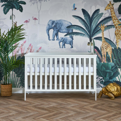 Obaby Evie 2 Piece Nursery Room Set - White Obaby