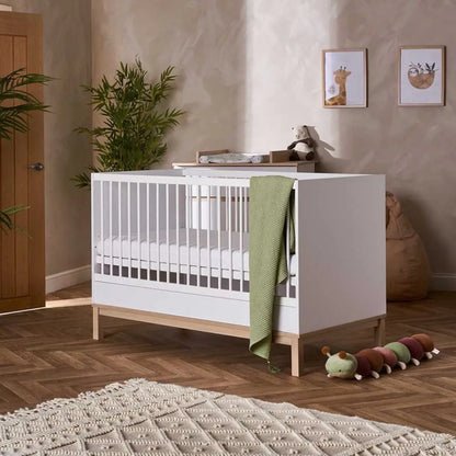Obaby Evie 3 Piece Nursery Room Set - White Obaby