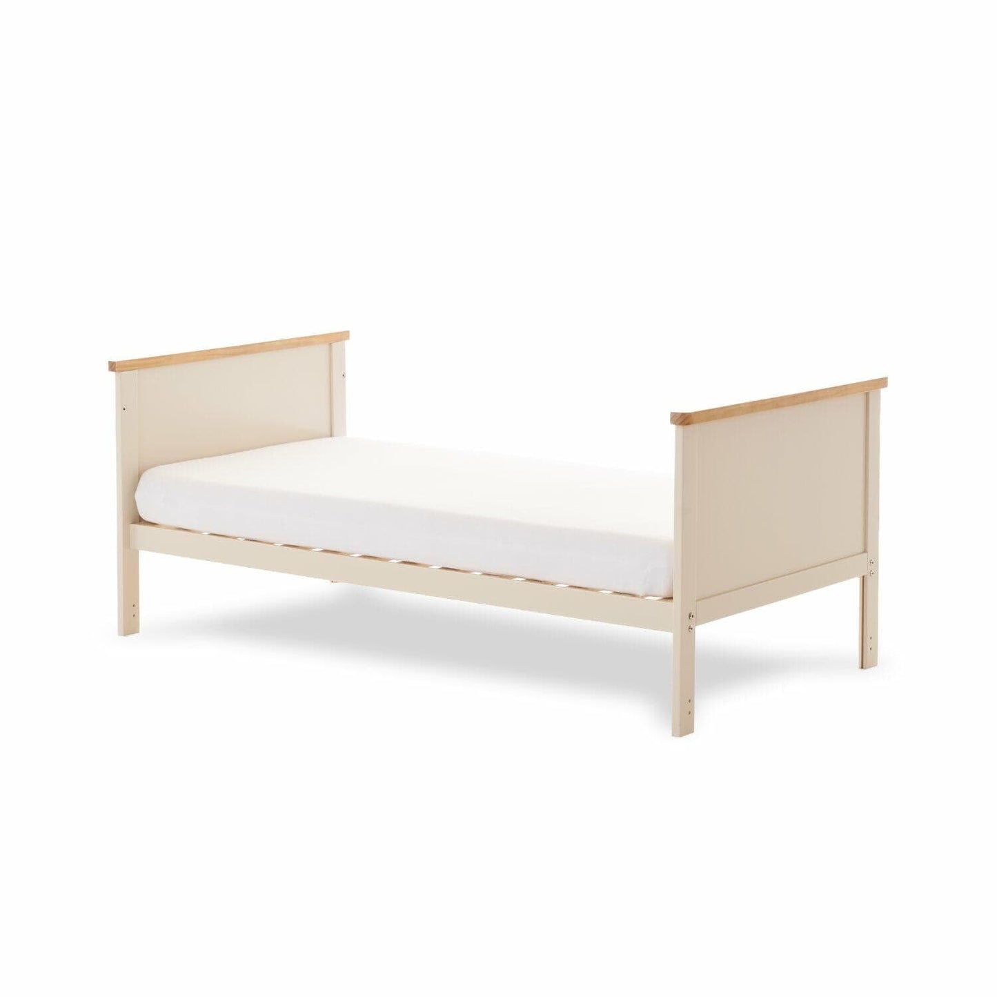 OBaby Evie Cot Bed – White Cashmere & Pine Obaby