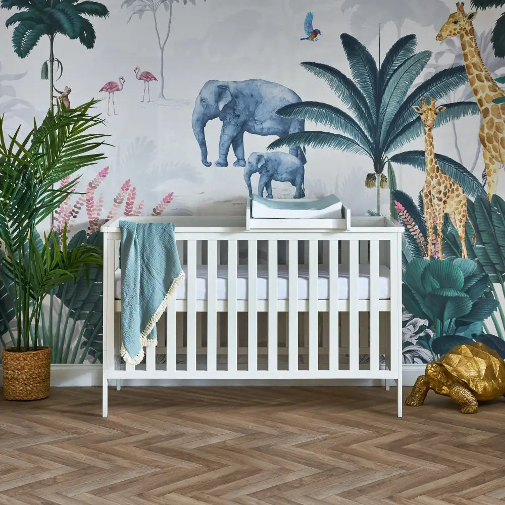 Obaby Evie Cot Top Changer - White OBaby