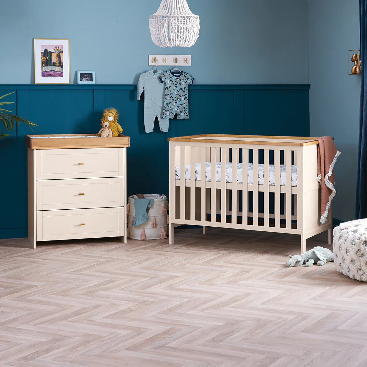 Obaby Evie Mini 2 Piece Nursery Room Set - Cashmere Obaby