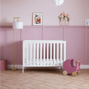 Obaby Evie Mini 2 Piece Nursery Room Set - White Obaby