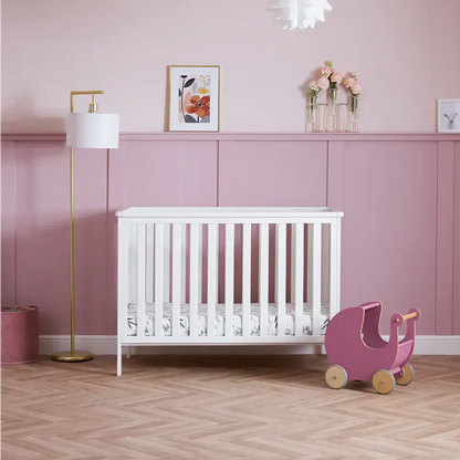 Obaby Evie Mini 2 Piece Nursery Room Set - White Obaby