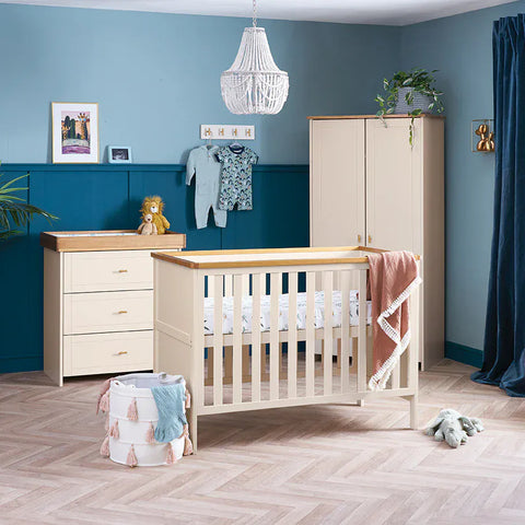 Obaby Evie Mini 3 Piece Nursery Room Set - Cashmere
