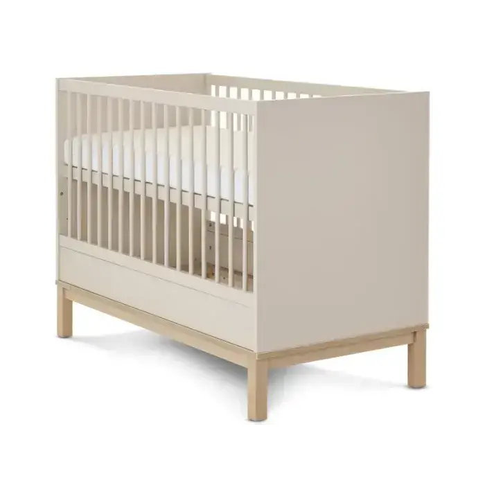 OBaby Evie Mini Cot Bed – Cashmere & Pine OBaby
