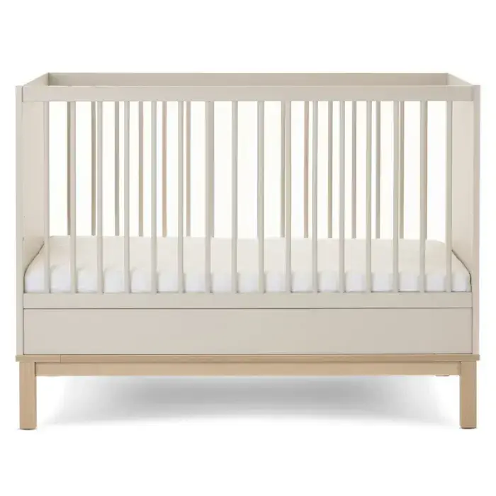 OBaby Evie Mini Cot Bed – Cashmere & Pine OBaby