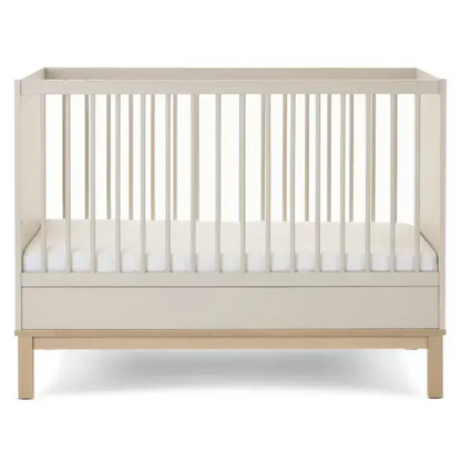 OBaby Evie Mini Cot Bed – Cashmere & Pine OBaby