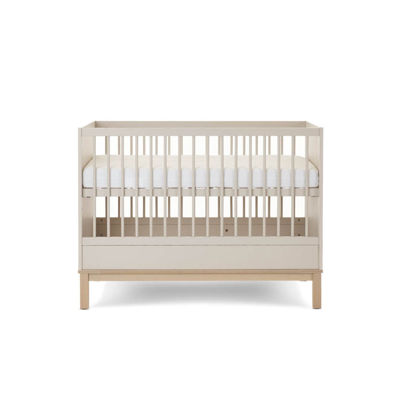 OBaby Evie Mini Cot Bed – Cashmere & Pine OBaby