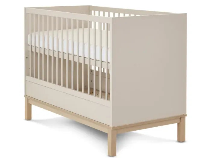 OBaby Evie Mini Cot Bed – Cashmere & Pine OBaby